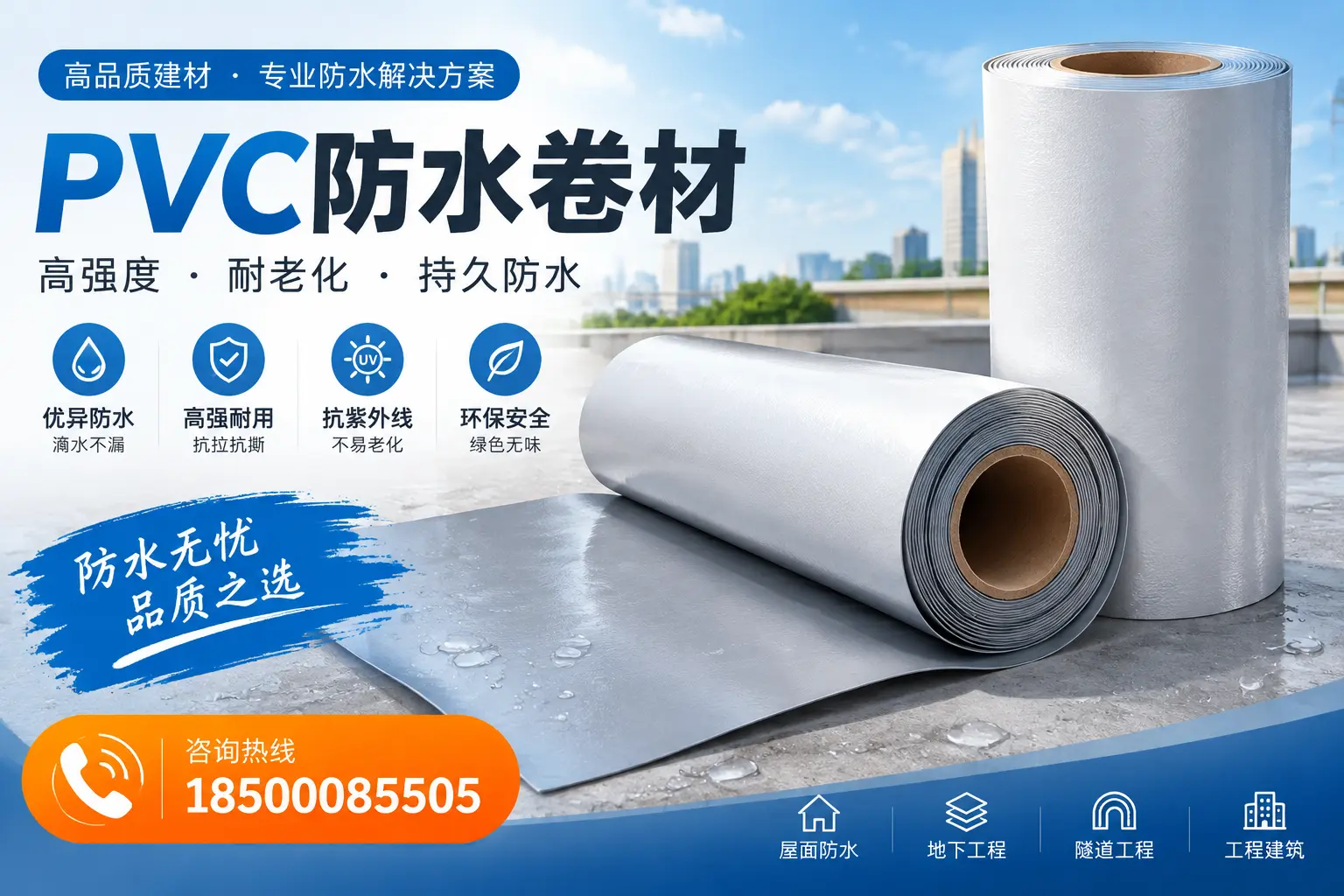 PVC防水卷材的使用寿命与维护周期，适合延边业主参考